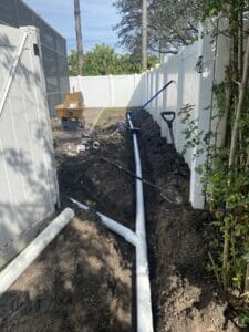 Drainage system replacement