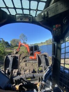 Grading project in process