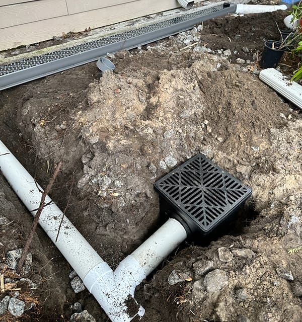 XD Land Service Drain Installation